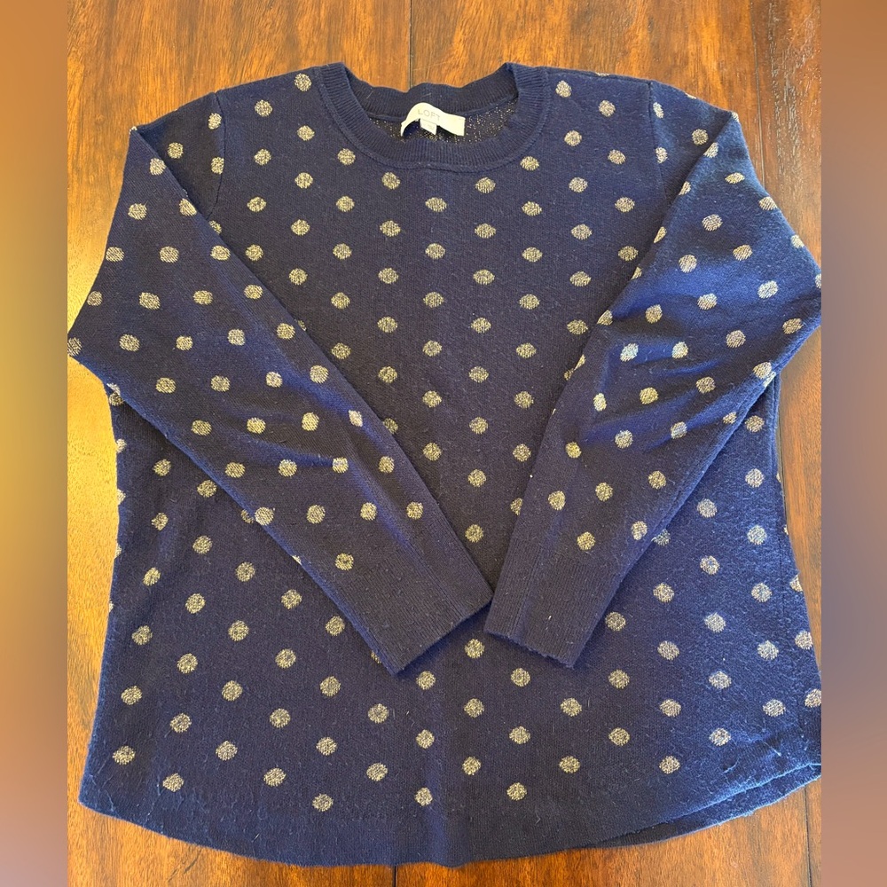 Loft Navy Sweater Large